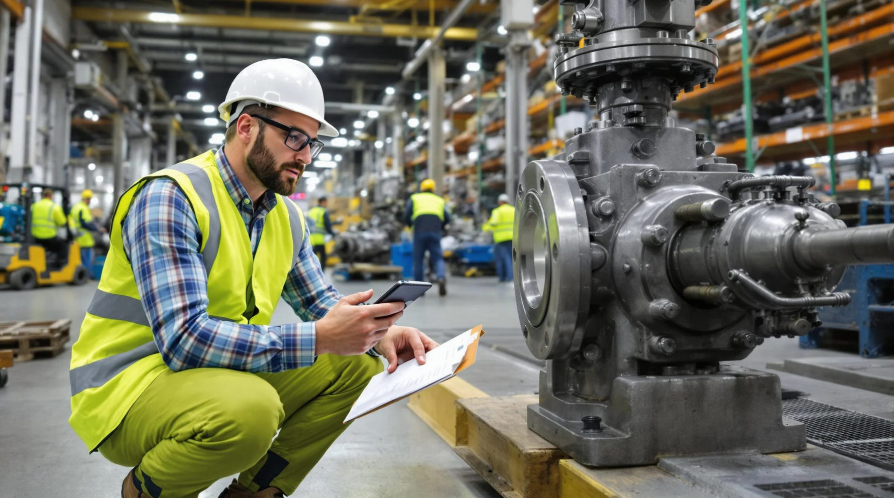 Third-party inspection services for valve manufacturers in Asia at a major production plant